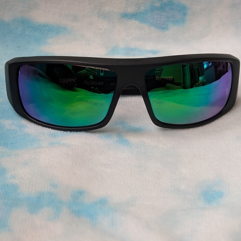 Spy Optics Logan Matte Black HD+ Green Spectra Polarized